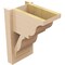 Ekena Millwork 8-in W x 12-in D x 16-in H Funston Trad Rough Cedar Woodgrain TimberThane Outlooker, Primed Tan OUTUR080X12X16FST04RCPR - alternate 4